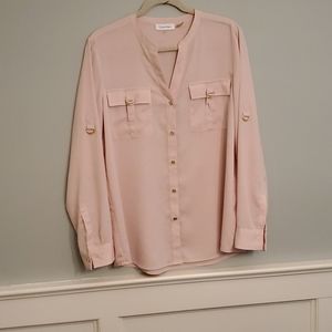 Calvin Klein top in a pinkish/brown color